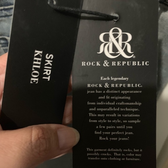 Rock & republic denim skirt - Picture 4 of 7